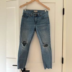 Madewell 9” High Rise Skinny Jean size 29P